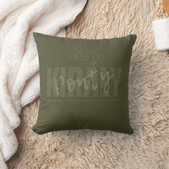Cojín Decorativo Az igazi ponty király (Manta)