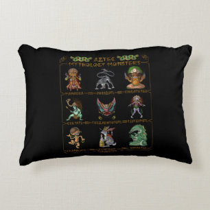 Cojín Decorativo Aztec Mythology Monsters