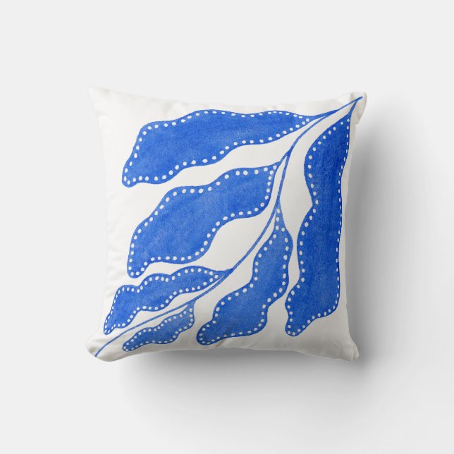 Cojín Decorativo Azul (Anverso)
