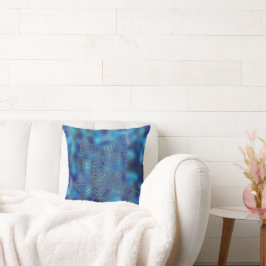 Cojín decorativo azul