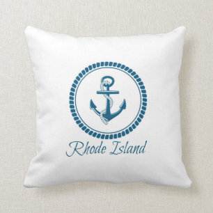 Cojín decorativo azul 16" del poliéster de Rhode