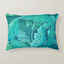 Cojín Decorativo Azul Acanthus Leaf