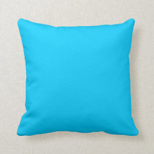Cojín Decorativo Azul acuático sólido