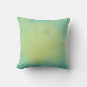 Cojín Decorativo Azul acuático y verde