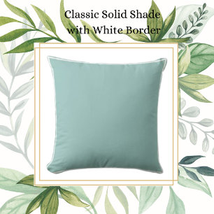 Cojín Decorativo Azul antiguo clásico con trineo blanco