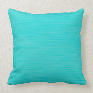 Cojín Decorativo Azul Aqua pintado a mano