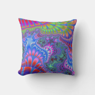 Cojín Decorativo Azul arcoiris