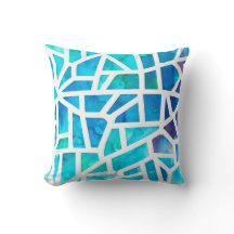 Azul azul turquesa de cristal color agua abstracto