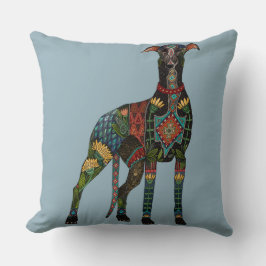 Cojín Decorativo azul azulado gris