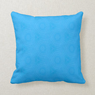Cojín decorativo azul brillante