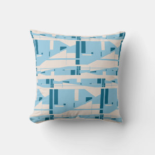 Cojín Decorativo Azul claro en los grandes mosaicos del Mediterráne