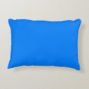 Cojín Decorativo Azul de Azure sólido
