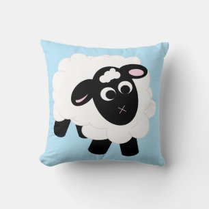 Cojín decorativo azul de bebé Personalizado lindo