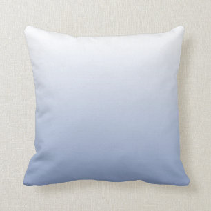 Cojín decorativo azul de la pendiente de la