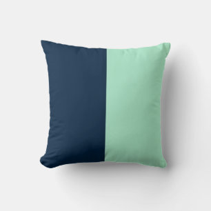 Cojín Decorativo Azul de Marinero y Menta
