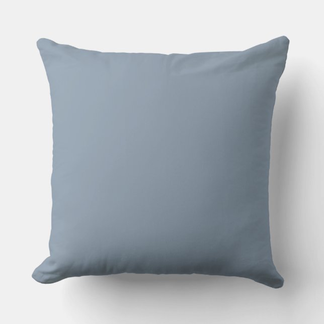 Cojín Decorativo Azul de polvo (Anverso)