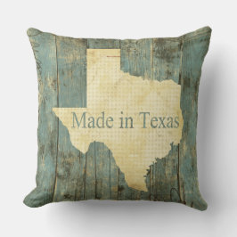 Cojín decorativo azul de Texas