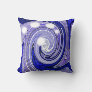Cojín Decorativo Azul del mensaje místico