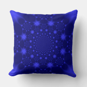 Cojín decorativo azul deslumbrante