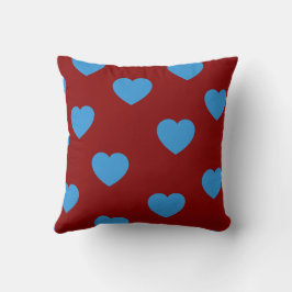 Cojín Decorativo Azul Elegante Lindo Acogedor Moderno Romántico Chi