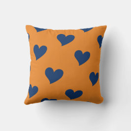 Cojín Decorativo Azul Elegante Lindo Acogedor Moderno Romántico Chi