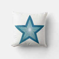 Azul Estrella blanco pileta cuadrada de tiro azul