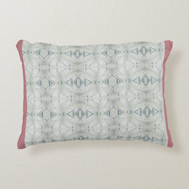 Cojín Decorativo Azul intrincado  (Anverso)