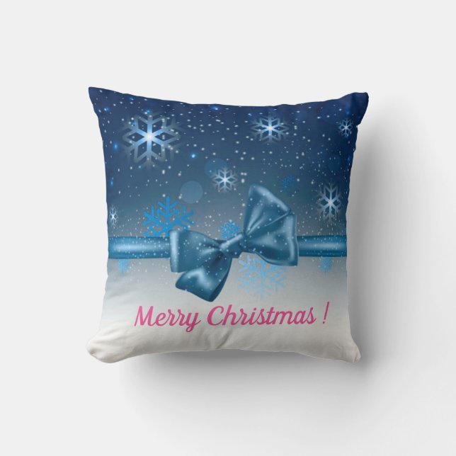 Cojín Decorativo Azul invernal (Anverso)