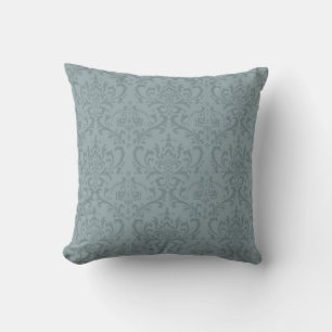 Cojín Decorativo azul María Antonieta damasco francés inspirado