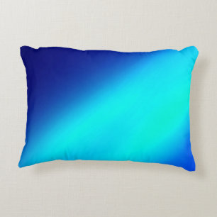 Cojín Decorativo Azul marino Turquesa oscuro luz de luna doble band