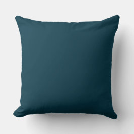 Cojín Decorativo Azul Oscuro Color Sólido, Almohadón, Simple, Moder