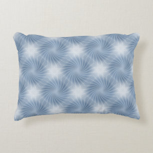 Cojín Decorativo Azul Pastel Elegante - Patrón único
