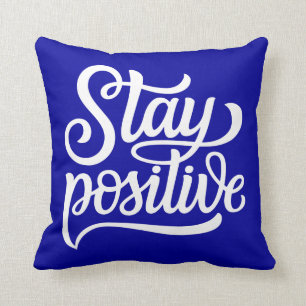 Cojín Decorativo Azul positivo