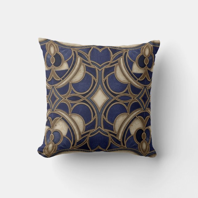 Cojín Decorativo azul real (Anverso)