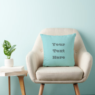 Cojín Decorativo Azul Verde Caparazón de Limpeta Temporada Primaver
