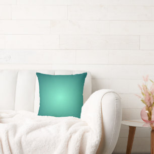 Cojín Decorativo Azul Verde Teal Luz a Oscuros Tonos 