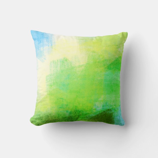 Cojín Decorativo azul verdoso (Anverso)