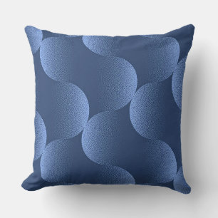 Cojín Decorativo 💙 Azul Vibrante Arte Abstracto Moderno Artístico