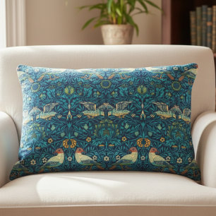 Cojín Decorativo Azul William Morris Art Birlow Pillow