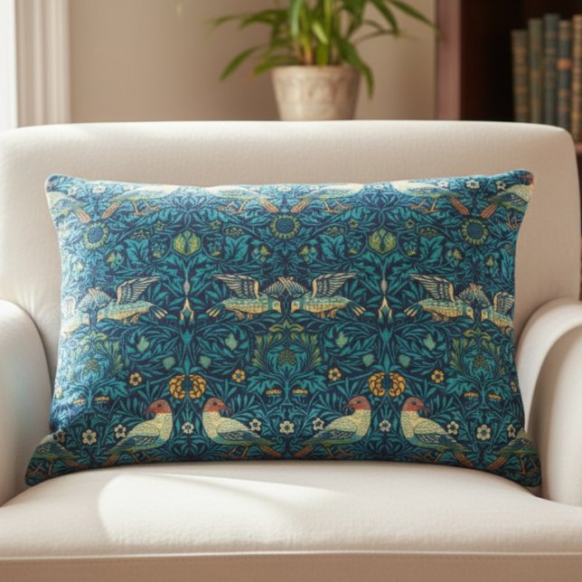 Cojín Decorativo Azul William Morris Art Birlow Pillow (Subido por el creador)