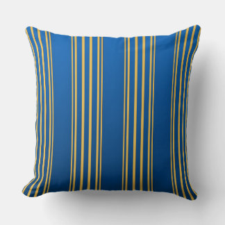 Cojín Decorativo Azul Y Amarillo