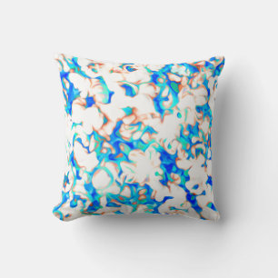 Cojín Decorativo Azul y blanco