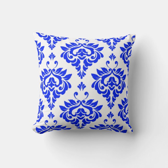 Cojín Decorativo Azul y blanco (Anverso)