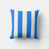 Azul y blanco de pavo real a rayas