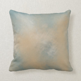 Cojín Decorativo Azul y dorado suave y soñador | Almohadón