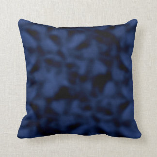 Cojín Decorativo Azul y negro abigarrados