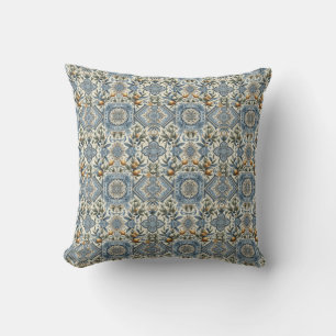 Cojín Decorativo Azulejo Mediterráneo Azul Costero 