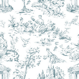 Cojín Decorativo Azulejos franceses azules y blancos