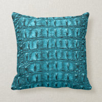 Azules turquesas de la piel del cocodrilo del