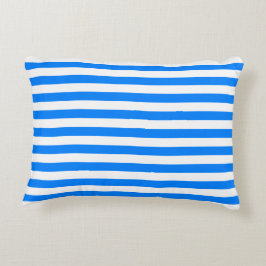 Cojín Decorativo Azure Blue Stripes